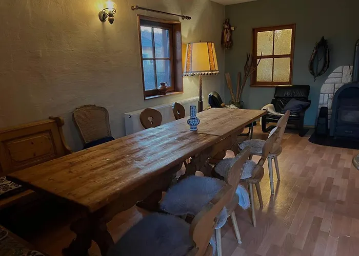 Feldblick Mit Kamin Fuer 15 Personen * Rudersdorf