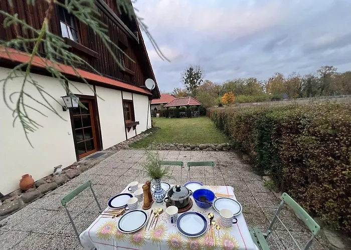 Feldblick Mit Kamin Fuer 15 Personen Rudersdorf